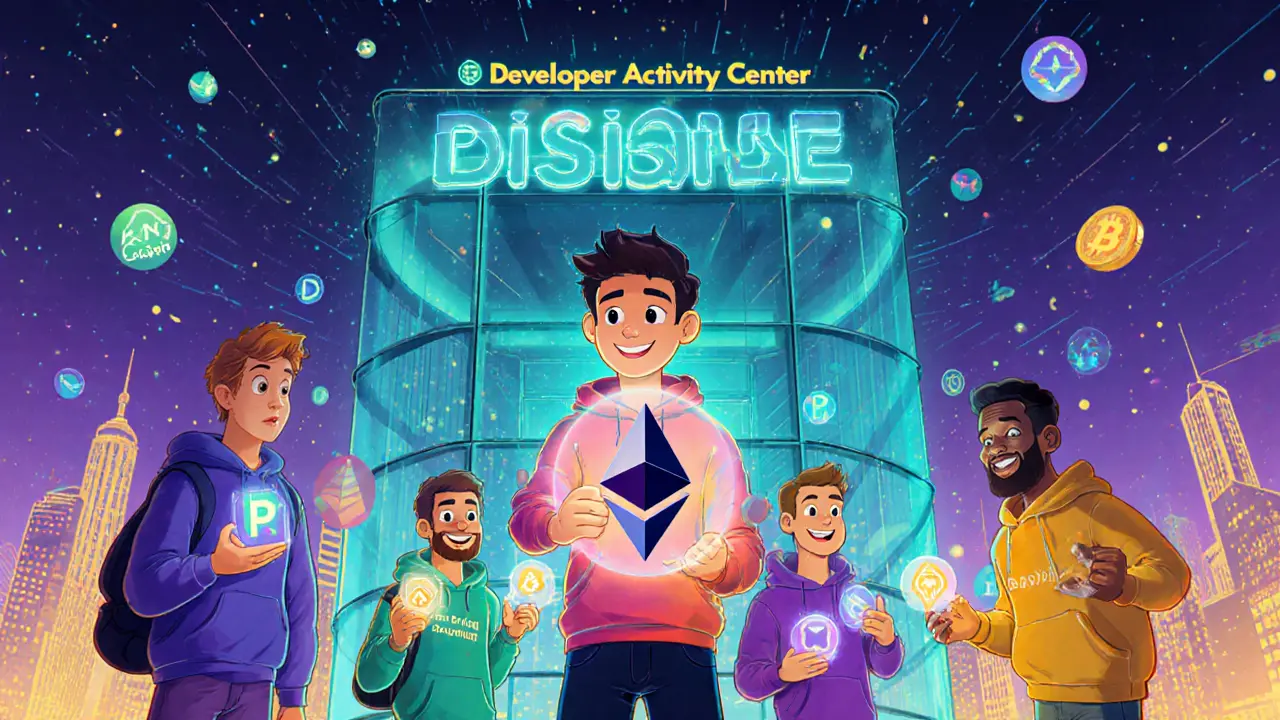 Actividad de desarrolladores en las principales plataformas cripto en 2025