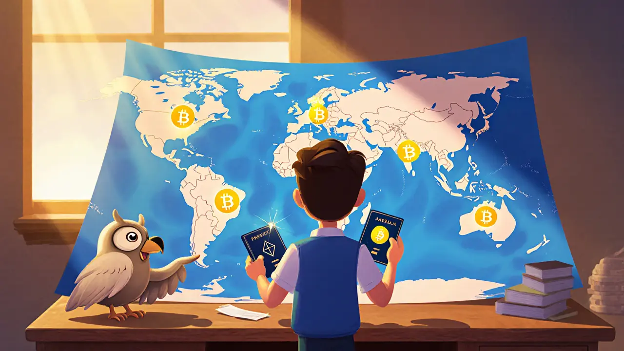 Cómo planear una salida legal de países con restricciones cripto