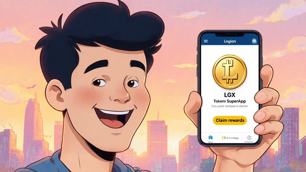 Detalle del airdrop de LGX en Legion SuperApp: cómo reclamar y ganar tokens