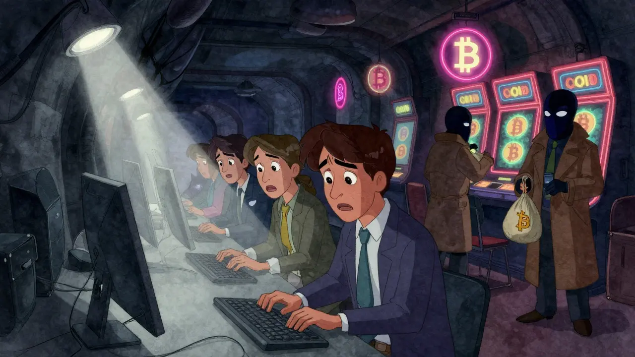 El comercio subterráneo de criptomonedas en Camboya: redes criminales, lavado de dinero y la fallida regulación