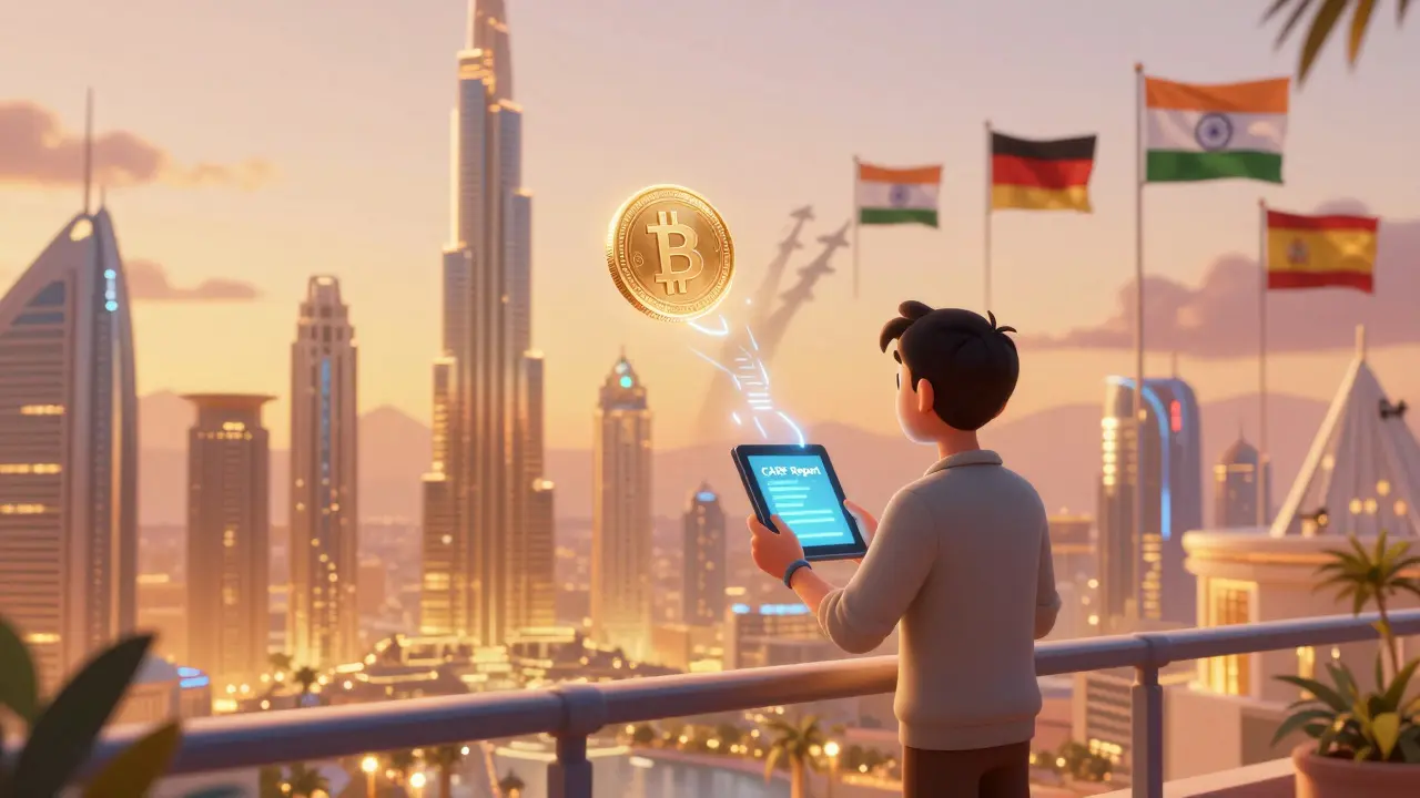 Havens fiscales de criptomonedas: UAE, Islas Caimán y El Salvador comparados en 2025