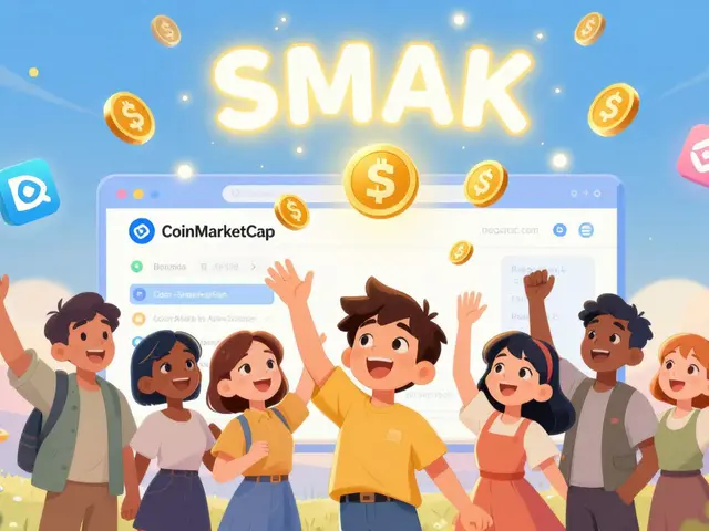 SMAK X CoinMarketCap Airdrop 2021: Qué fue, cómo funcionó y por qué el token hoy vale casi nada