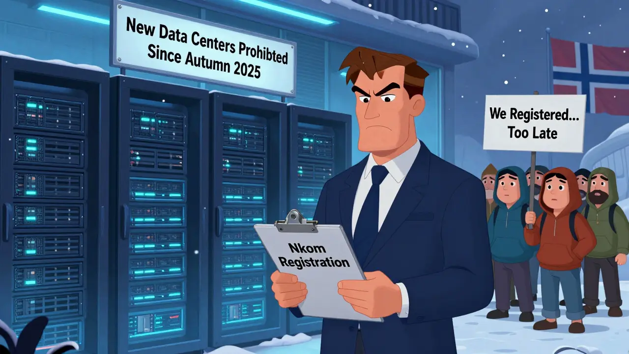 Restricciones a los centros de datos para minería de criptomonedas en Noruega