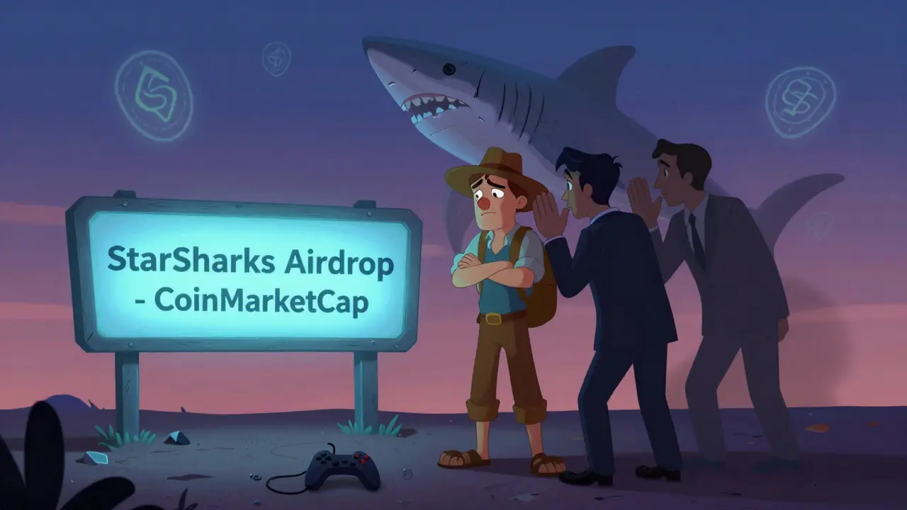 StarSharks (SSS) Airdrop: Qué hay realmente detrás del programa y por qué CoinMarketCap no lo administra