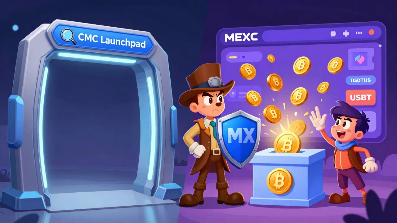Comparación entre verificación CMC y votación en MEXC