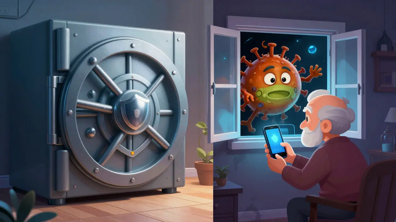 Un virus informático ataca el teléfono de un votante mientras la red es segura