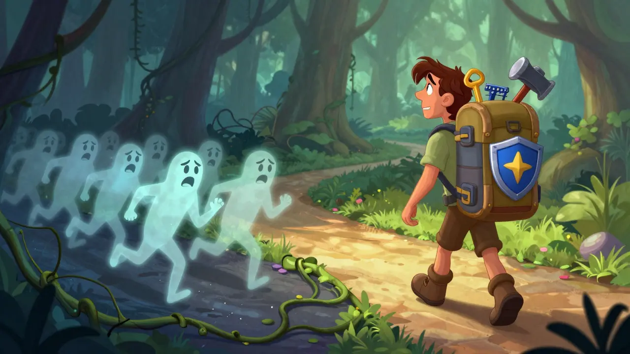 Ilustración Disney mostrando la elección entre estrategias riesgosas y seguras en el farming de airdrops