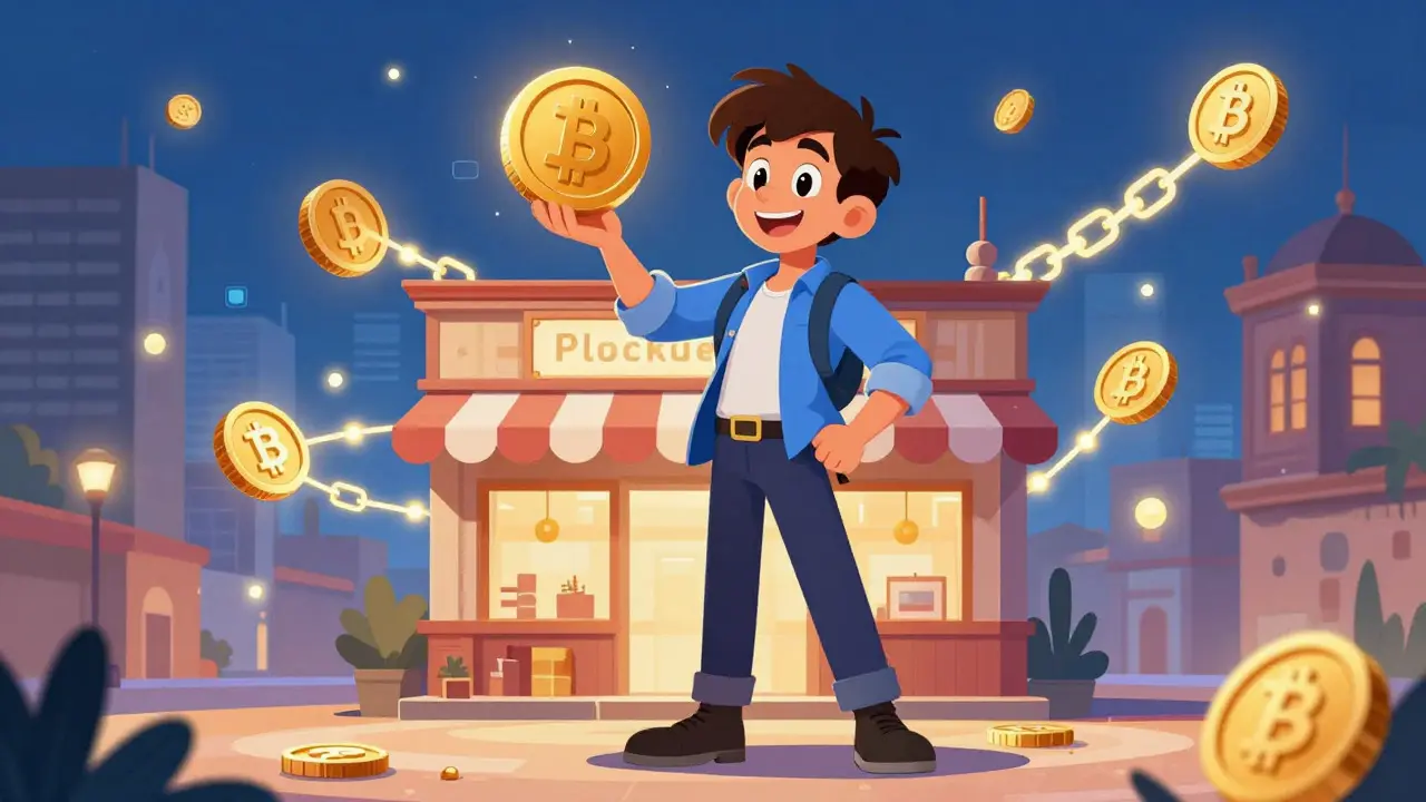 Emprendedor venezolano usando tecnología blockchain en su negocio