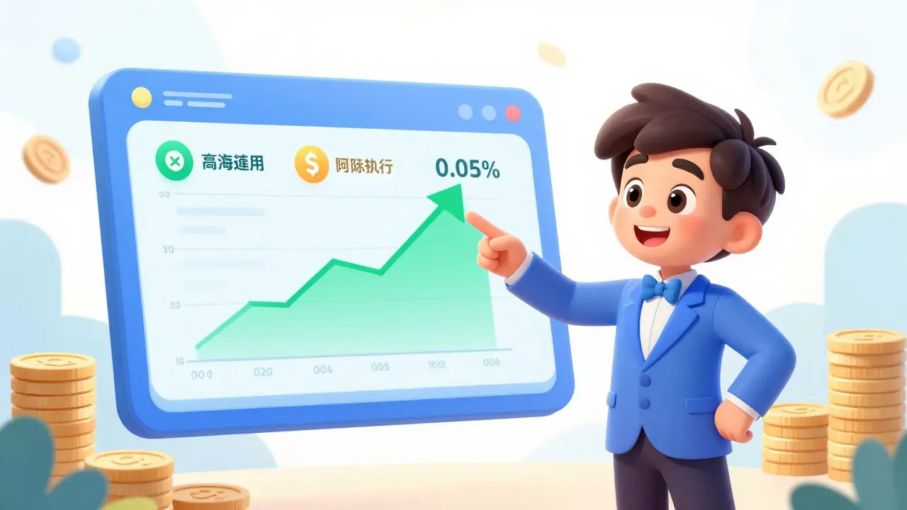Interfaz de trading simplificada y amigable con transacciones sin tarifas de gas